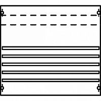 Панель с системой шин 250А 1ряд/3рейки |  код. 1 V 002A |  ABB